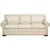 Vanguard Furniture Davidson Transitional Three Cushion Sleeper Sofa with Greek Key Arms 